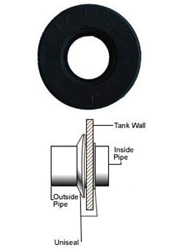 Green Goods 1'' UNISEAL Flexible Tank Adapter (Bulkhead) - 5 Pack - Image 2